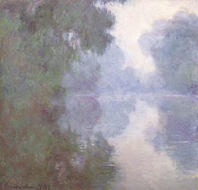 Claude Monet Morning on the Seine oil painting picture